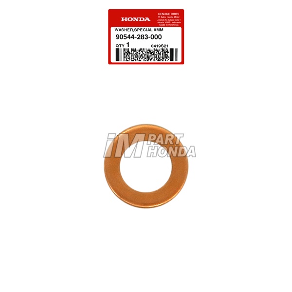 90544-283-000 Ring Tembaga Baut L Tabung Shock Washer Special 8 MM Honda Bebek Cub Sport