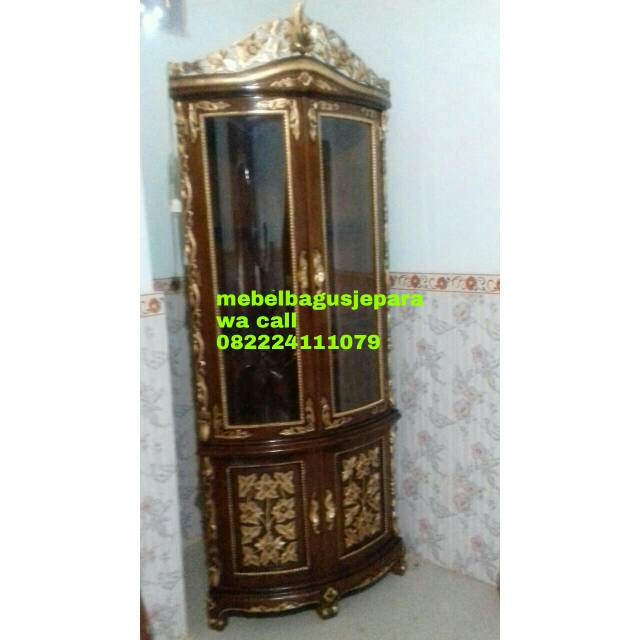 Bufet sudut mebel Jepara mebel jati Jepara mebel bagus Jepara