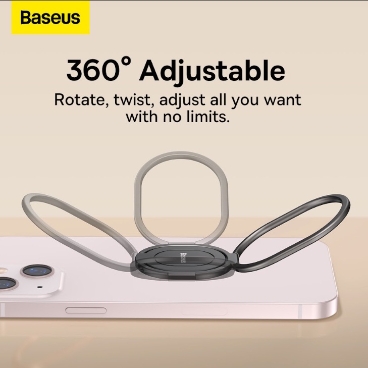 Baseus Ring Phone Holder Stand Cincin Hp Ring Bracket 360 Magnetic