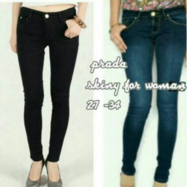 CELANA JEANS CEWEK PRAD*/CELANA JEANS SKINNY/CELANA PANJANG JEANS