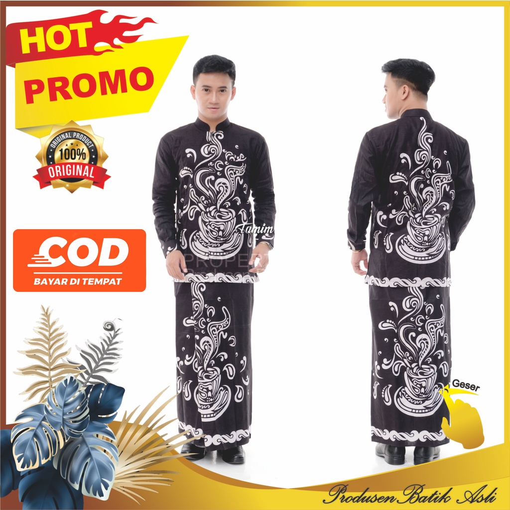 DISTRIBUTOR SETELAN KOKO SARUNG BATIK ASLI PEKALONGAN, BAJU PRIA, SETELAN PRIA, SARUNG GUNUNGAN, SET SARKO, SARUNG KORAN, SARUNG WAYANG, SARUNG GOYOR, SARUNG BATIK MURAH GROSIR