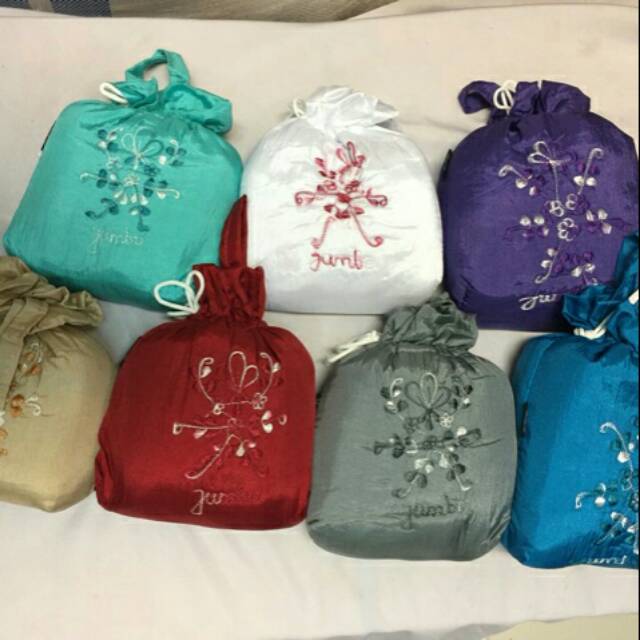 Mukena parasut bordier tas serut , mukena traveling