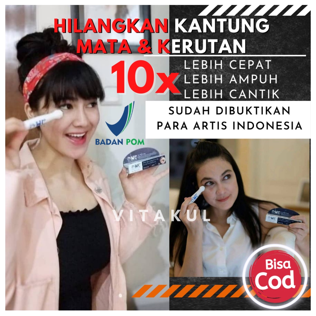 (100% ORIGINAL) DHC EYE BAGS SERUM - SERUM PENGHILANG MATA PANDA & KERUTAN - DHC EYEBAG SERUM BPOM S