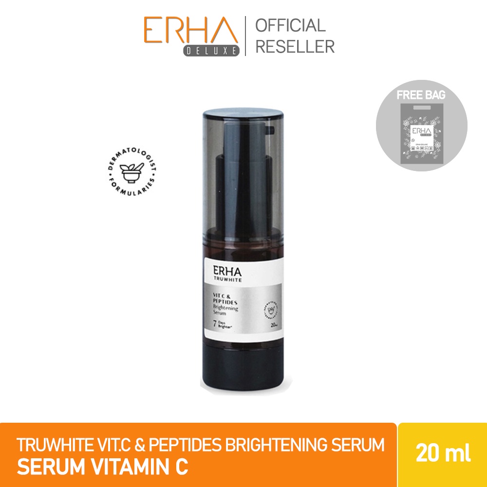 ERHA Serum Wajah Pencerah ERHA Truwhite C Serum - Vitamin C + Peptides / BPOM