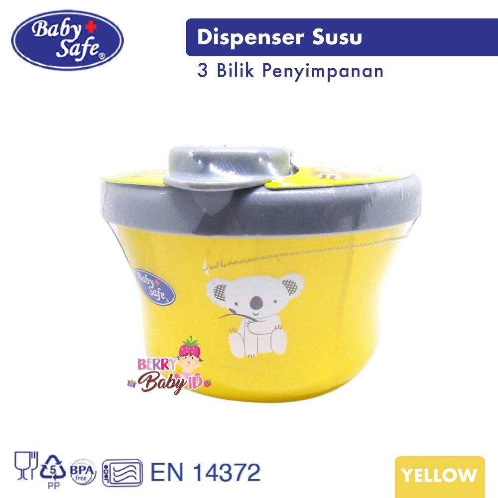 Baby Safe Milk Powder Container Dispenser Susu Formula Bayi BBS032 Berry Mart