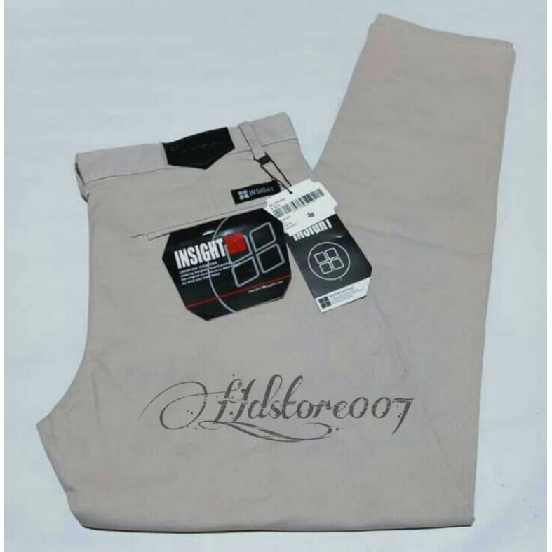 CELANA CHINO PANJANG PRIA Slimfit KERJAHARIAN Santai Casual Formal Hitam Abu Cream Mocca Size 27-38