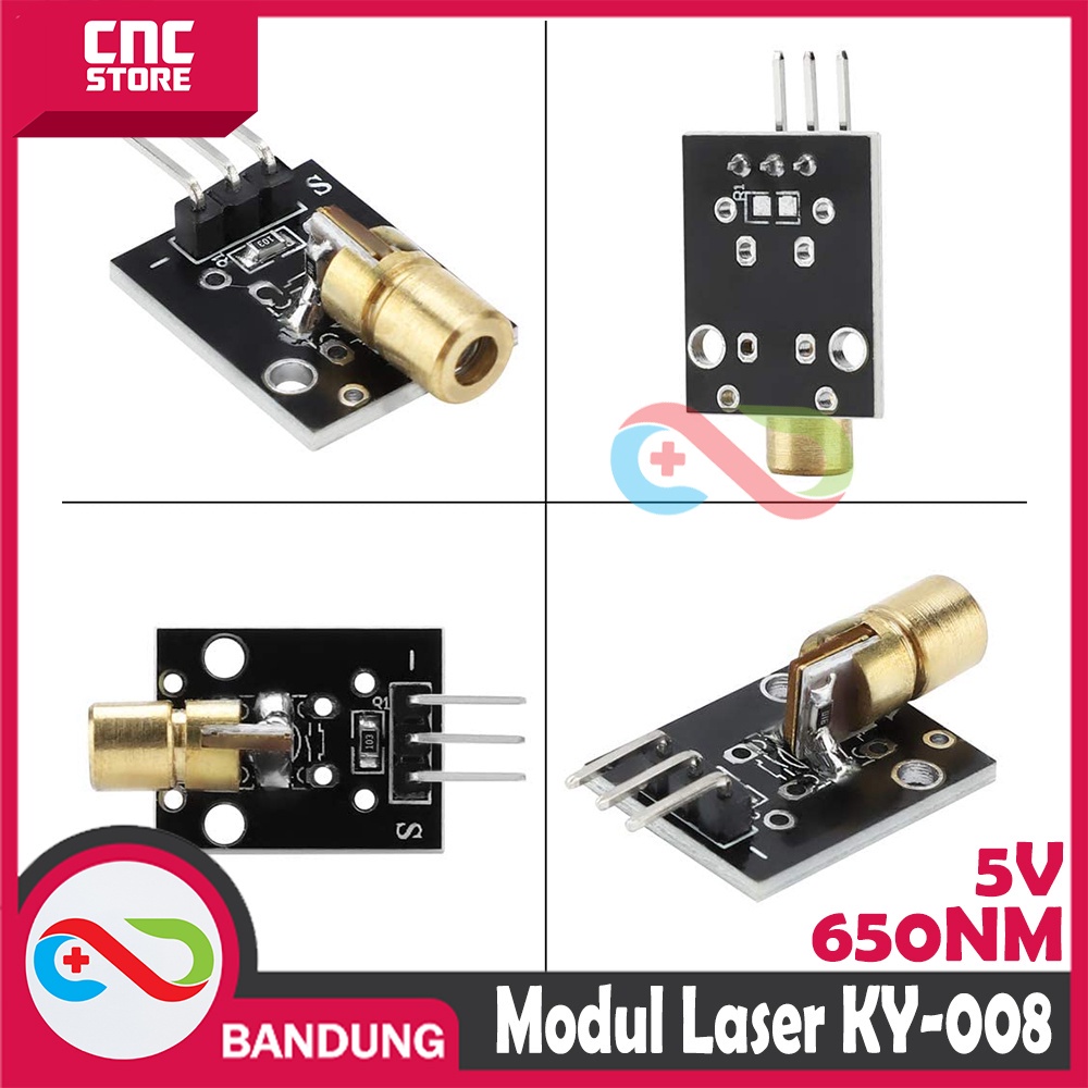 KY-008 LASER HEAD 5V 650NM COMPATIBLE WITH ARDUINO ESP8266