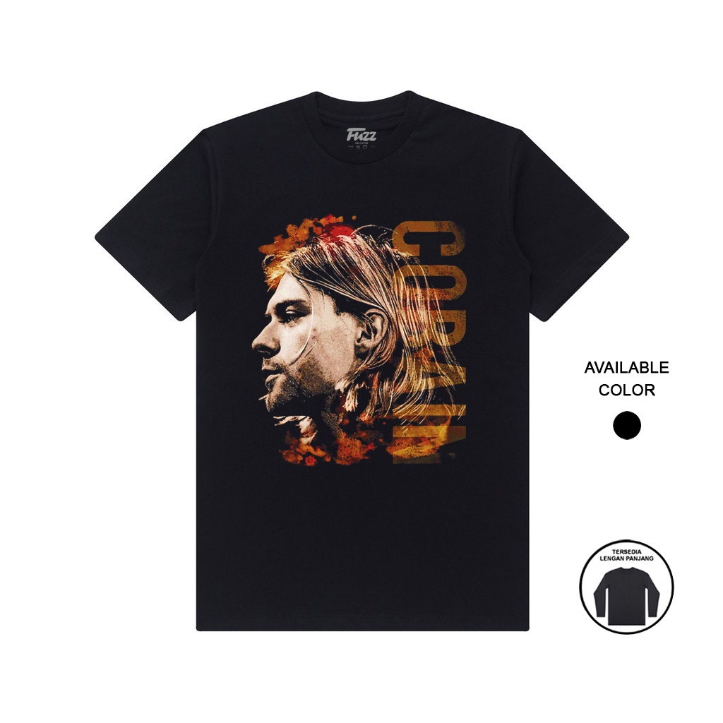 Kaos Kurt Cobain Band Nirvana Baju Distro Pria Dan Wanita Murah T Shirt Musik Grunge Punk Original