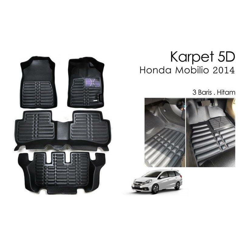 KARPET MOBIL 5D HONDA MOBILIO 2014 - UP