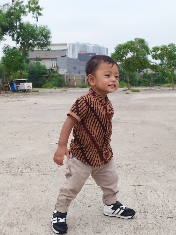 Kemeja Koko Batik Anak Lengan Panjang By Natta_line