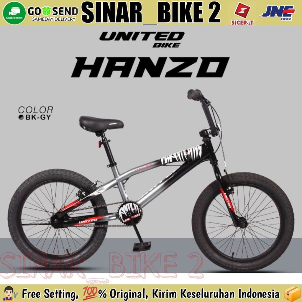 Sepeda Anak Laki 20 Inch Bmx United HANZO