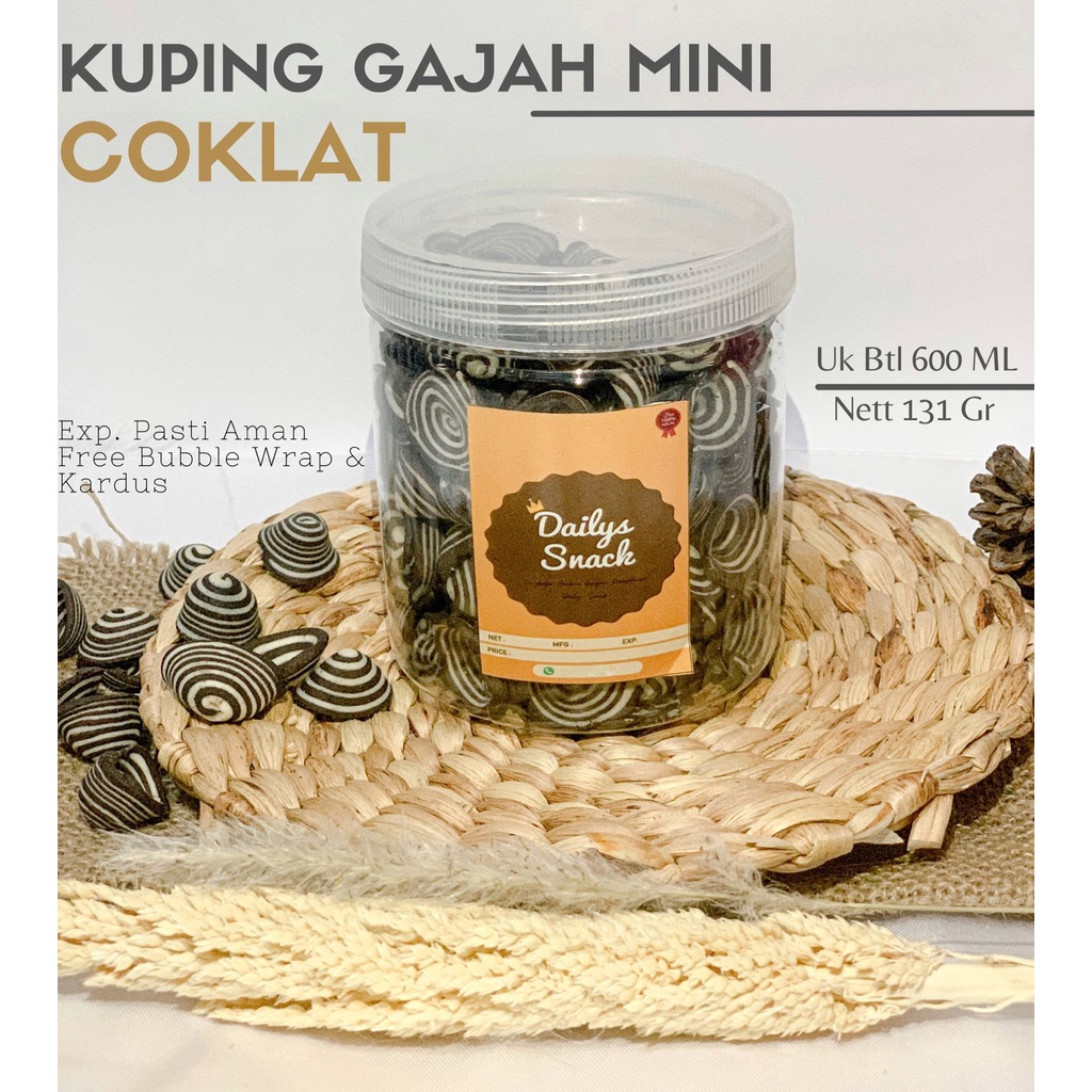

SNACK KILOAN / MAKANAN RINGAN TOPLES - KUPING GAJAH MINI 131GR
