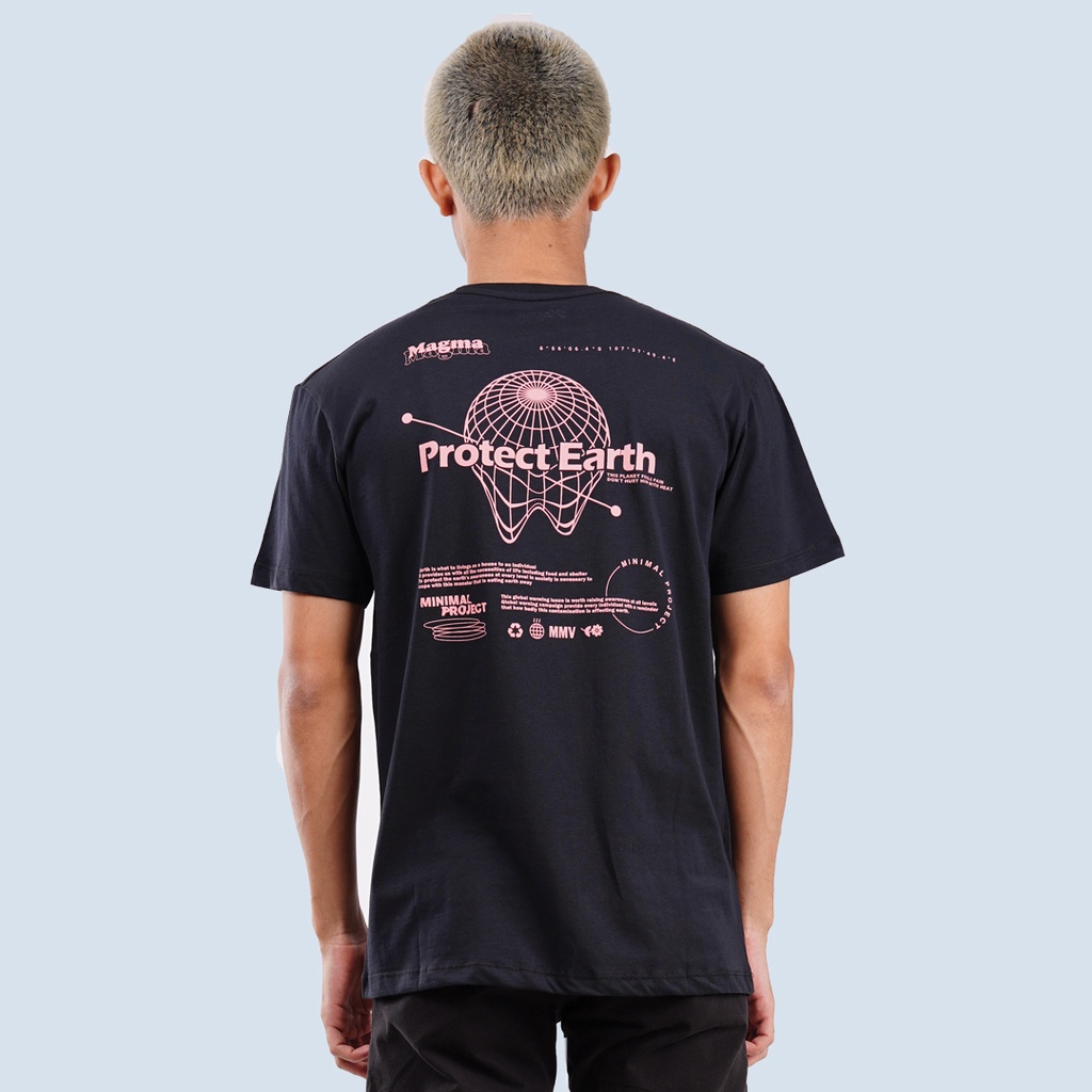 Magma Apparel - T10141 Black Tshirt | Kaos Magma Apparel