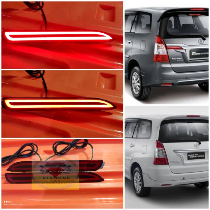 Lampu Reflektor Bemper Belakang Innova 2010-2015