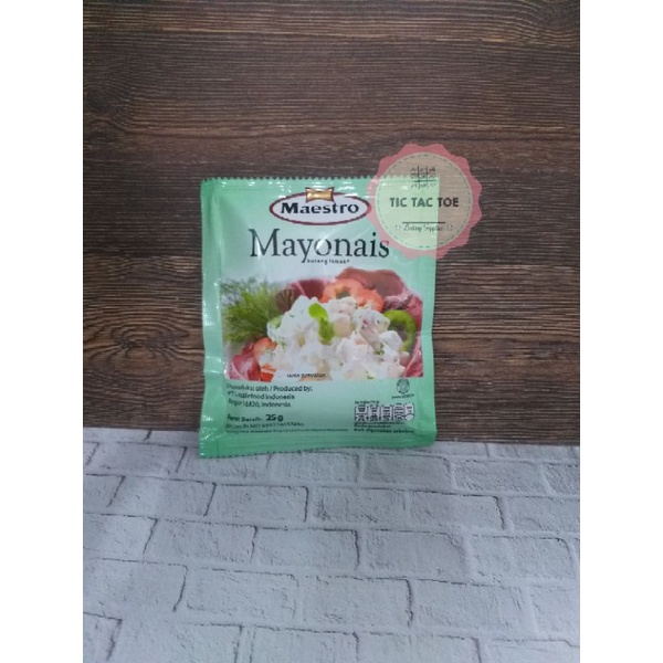 Maestro 25gr / Mayonaise Maestro 25gr / Maestro Sachet / Maestro Sachet 25gr