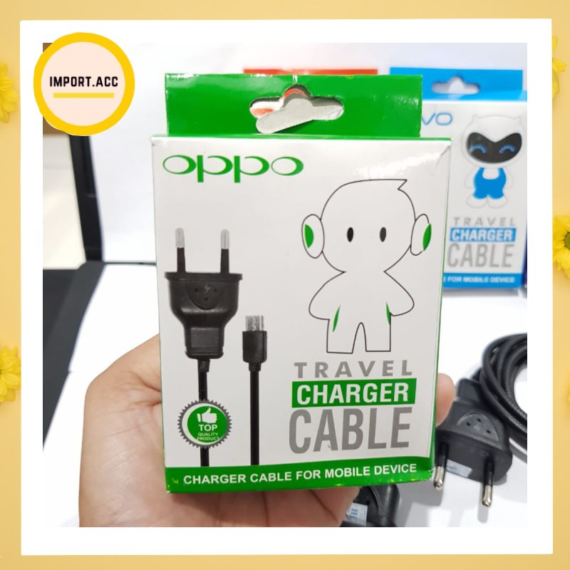 CHARGER MICRO USB LANGSUNG COLOK LISTRIK XIAOMI, VIVO, OPPO, SAMSUNG [import]