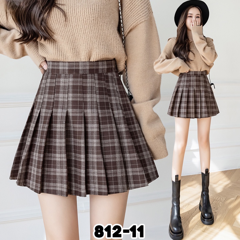 KARAKOREA 812 Tennis Skirt Part.2 /Rok mini/Rok pendek ada celana/Rok tenis/Rok lipit/Rok Korea Skirt/Rok tennis