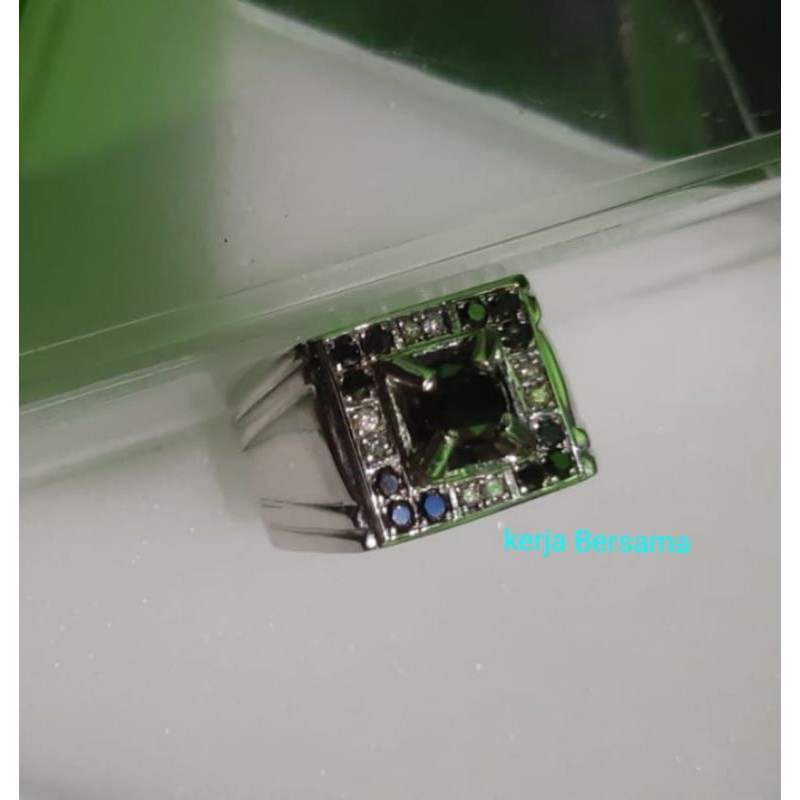 cincin black diamon bertabur berlian eropa