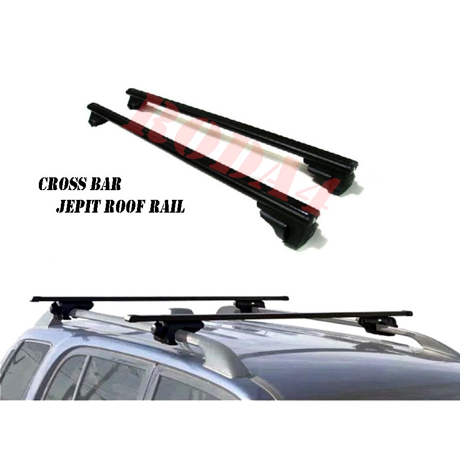 Cross Bar / Kaki Rak Model Jepit Roof Rail Universal