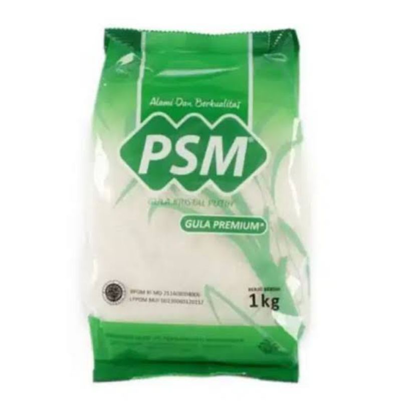 

gula kristal putih merk PSM 1kg