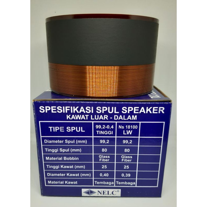 SPUL SPEAKER DOBLE COIL VOICE COIL 99,2MM