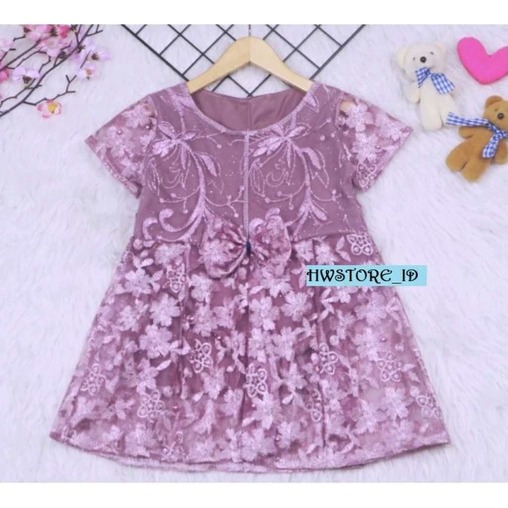 Brokat Anak Perempuan Dress Brokat Anak 1 Sampai 4 Tahun