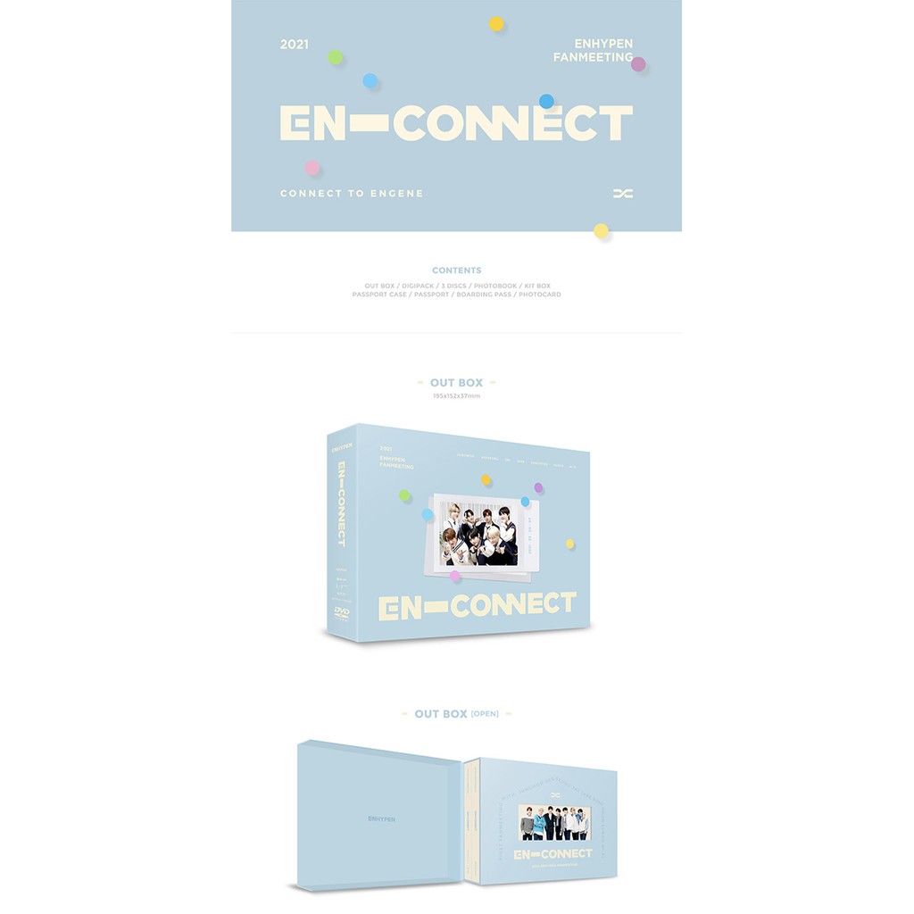 [WEVERSE GIFT] ENHYPEN - 2021 FANMEETING [EN-CONNECT] DVD