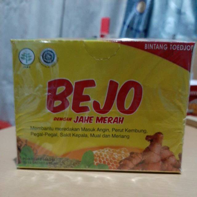 

Bejo bintang toedjoe dengan jahe merah isi 12 sachet