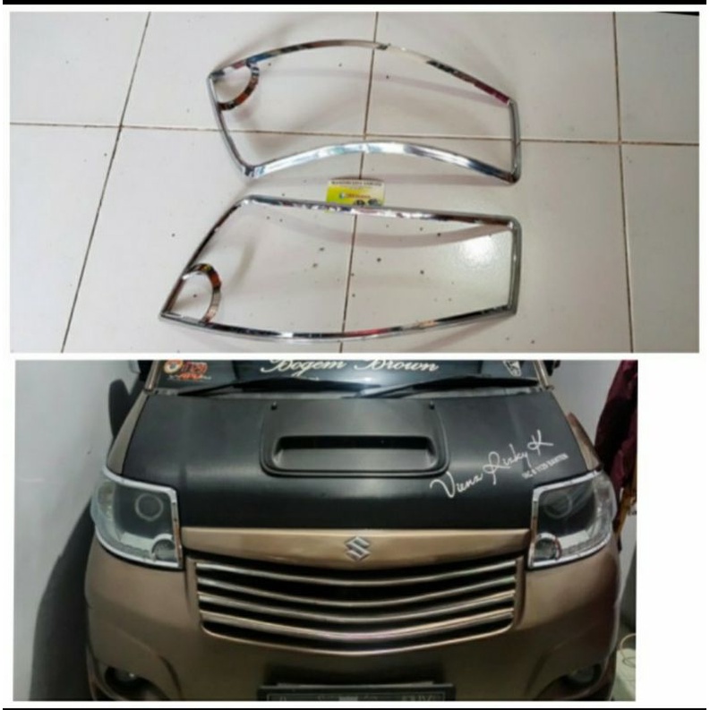 Garnish / Garnis / List Lampu Depan Apv Arena