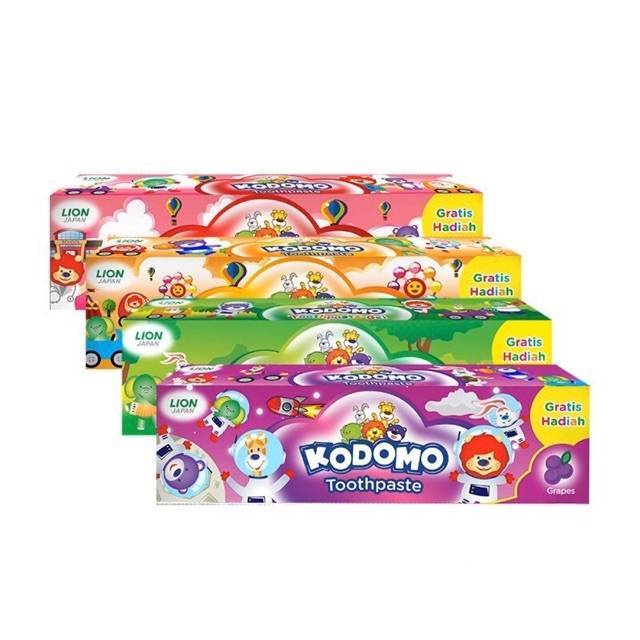 Kodomo pasta gigi anak / pigeon odol bayi anak  / odol kodomo /sikat gigi anak baby toothpaste tooth paste 45 gr pigeon training tooth brush Toothbrush Soft Regular zigzag 2 ini 1 sikat gigi anak bayi