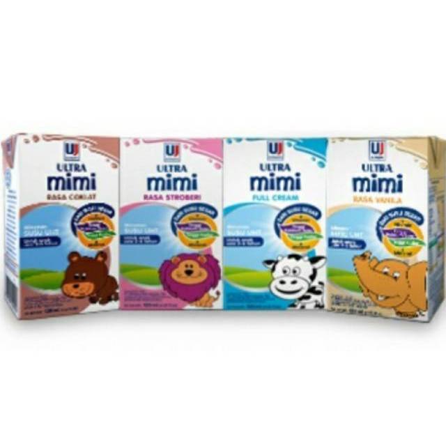

Susu ultra mimi 125ml isi 40 / karton