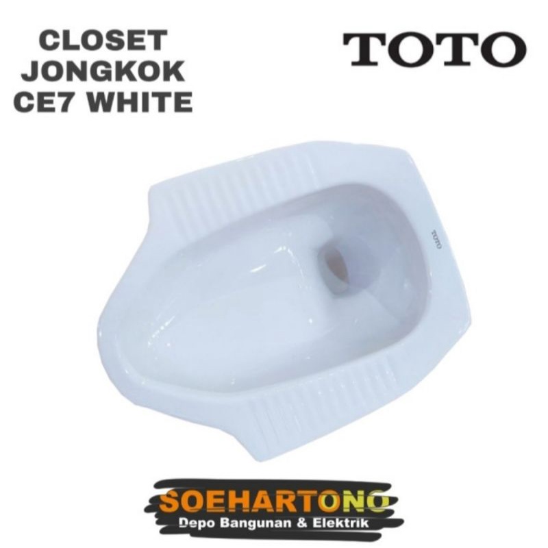 Jual Toto CE7 White Kloset Jongkok | Shopee Indonesia