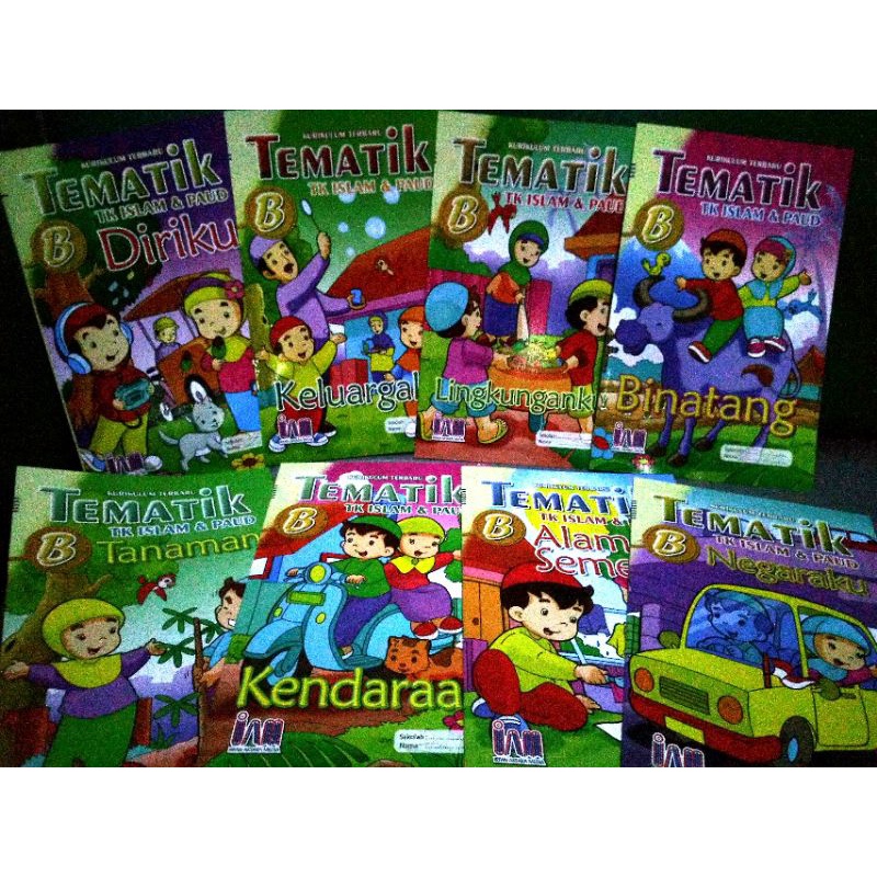 Buku paket Tematik TK Islam B