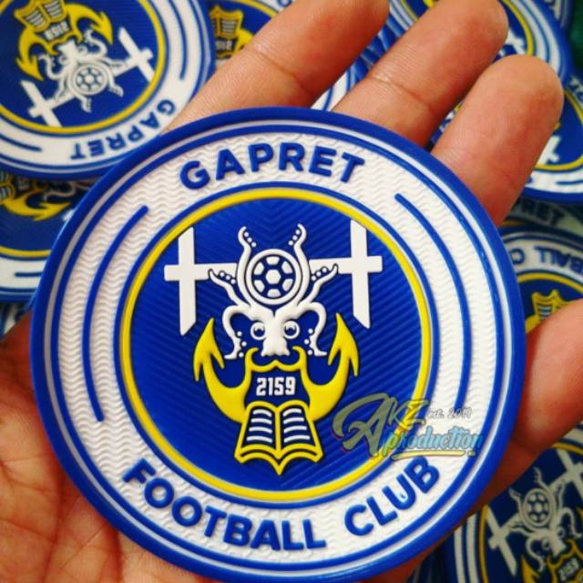 Jual logo jersey custom logo jersey karet 3dimensi patch jersey murah