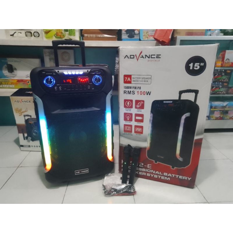 Speaker Bluetooth Portabel Advance K1512E(15 inci)