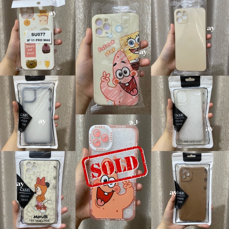 TERMURAH [Bisa COD] Preloved Case iPhone 11 Pro Max | Casing Skin Handphone Animasi Lucu Polos | Baju Pelindung HP Aesthetic Second Murah