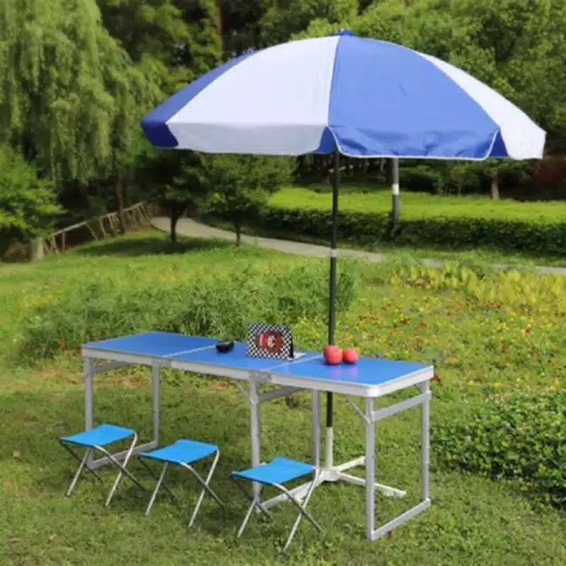 meja lipat portable 60 X 180/meja koper multifungsi