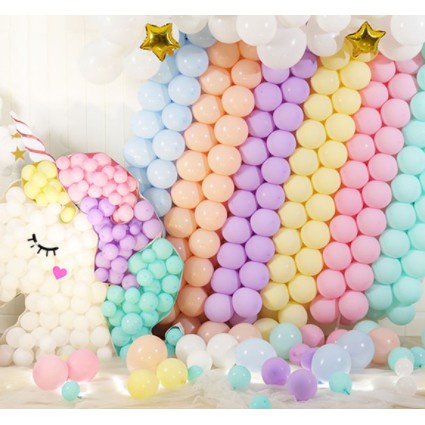 Balon Latex Doff Macaron Pastel 12 Inch Warna Warni Ecer Tebal Lateks Balloon Pesta Party Happy Birthday Ulang Tahun Mainan Toys Anak Kids Hias Hiasan Dekor Dekorasi Decoration Peralatan Perlengkapan Color Colorful Satuan Crafting Grosir Prakarya Malang