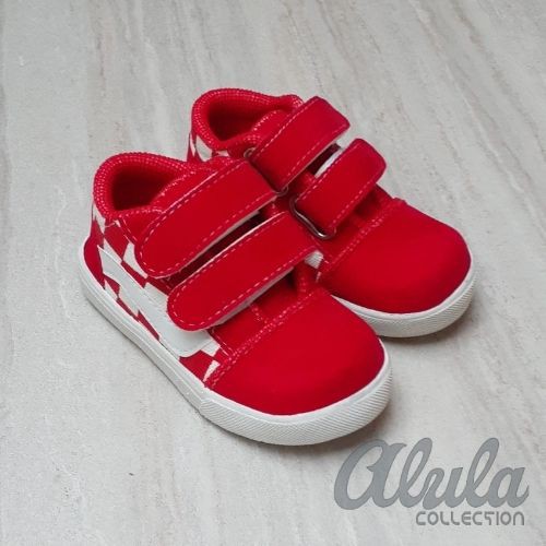 Sepatu anak laki laki motif catur vns sepatu anak sneaker murah dan terbaru