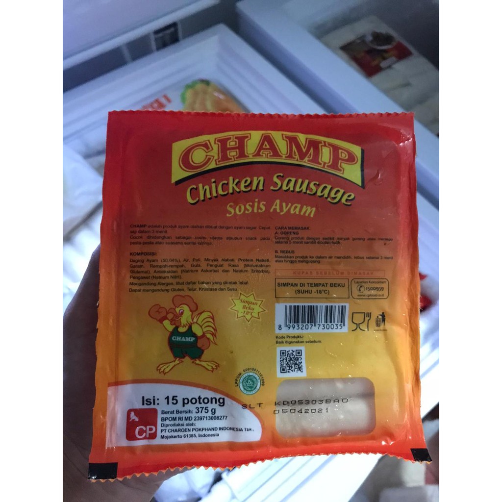 

Champ Sosis Ayam isi 15 pcs