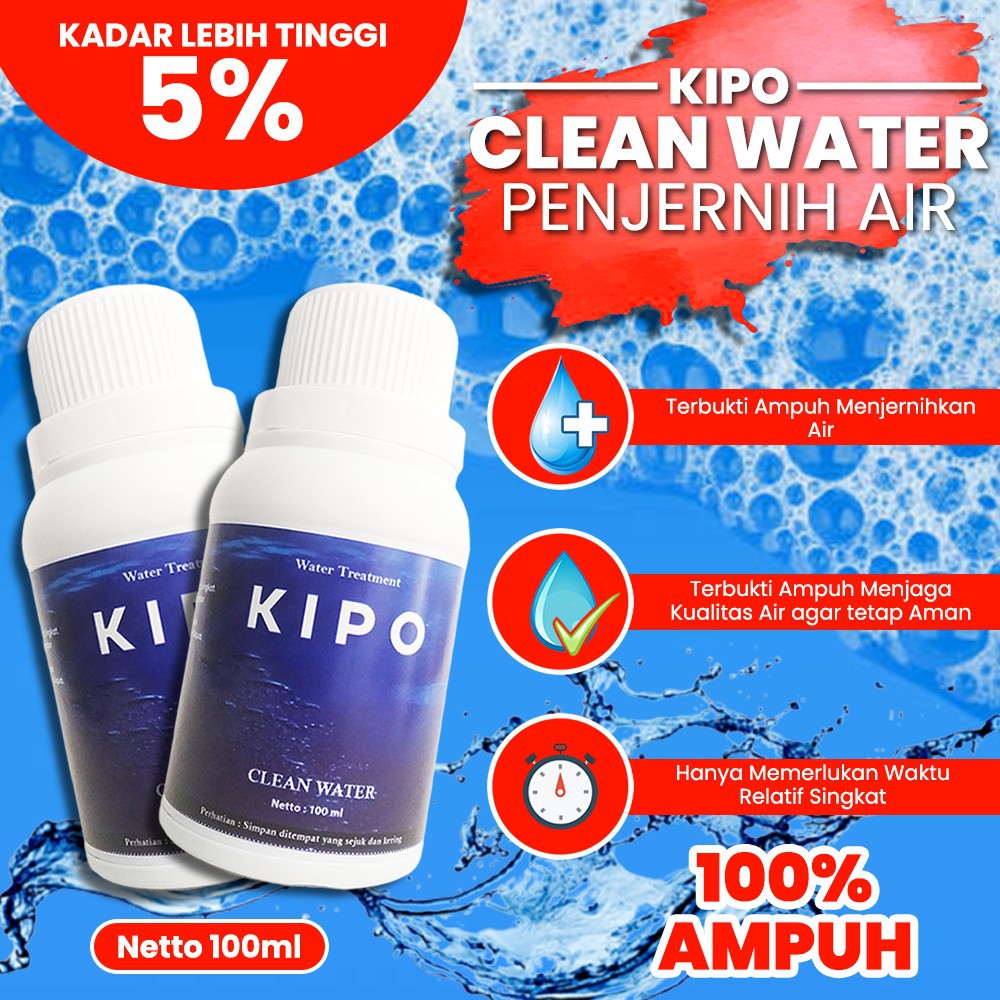 Kipo Clean Water Penjernih Air Kran Sumur Aquarium Kolam Ikan Aquaspace