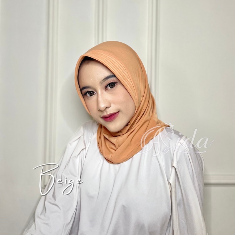 Hijab Sport Volly Premium-Beige