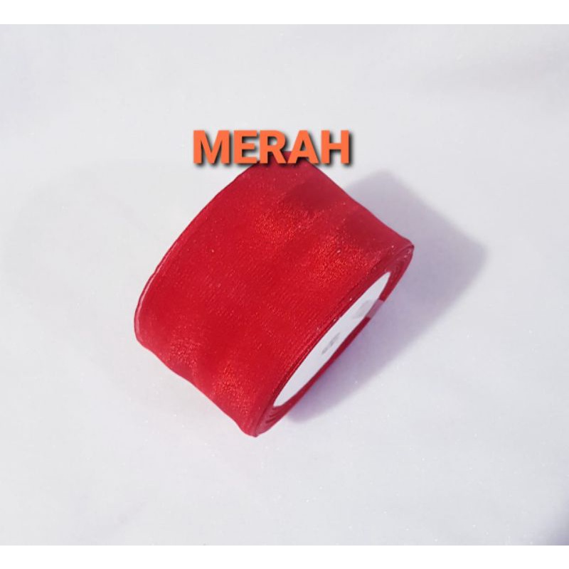 

PITA ORGANDI POLOS LEBAR 4CM HARGA PER ROLL ISI 18 METER
