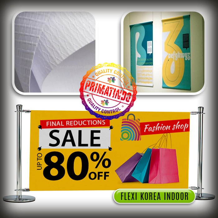 TERMURAH CETAK SPANDUK, BALIHO, BANNER BAHAN FLEXY CINA - 280gr