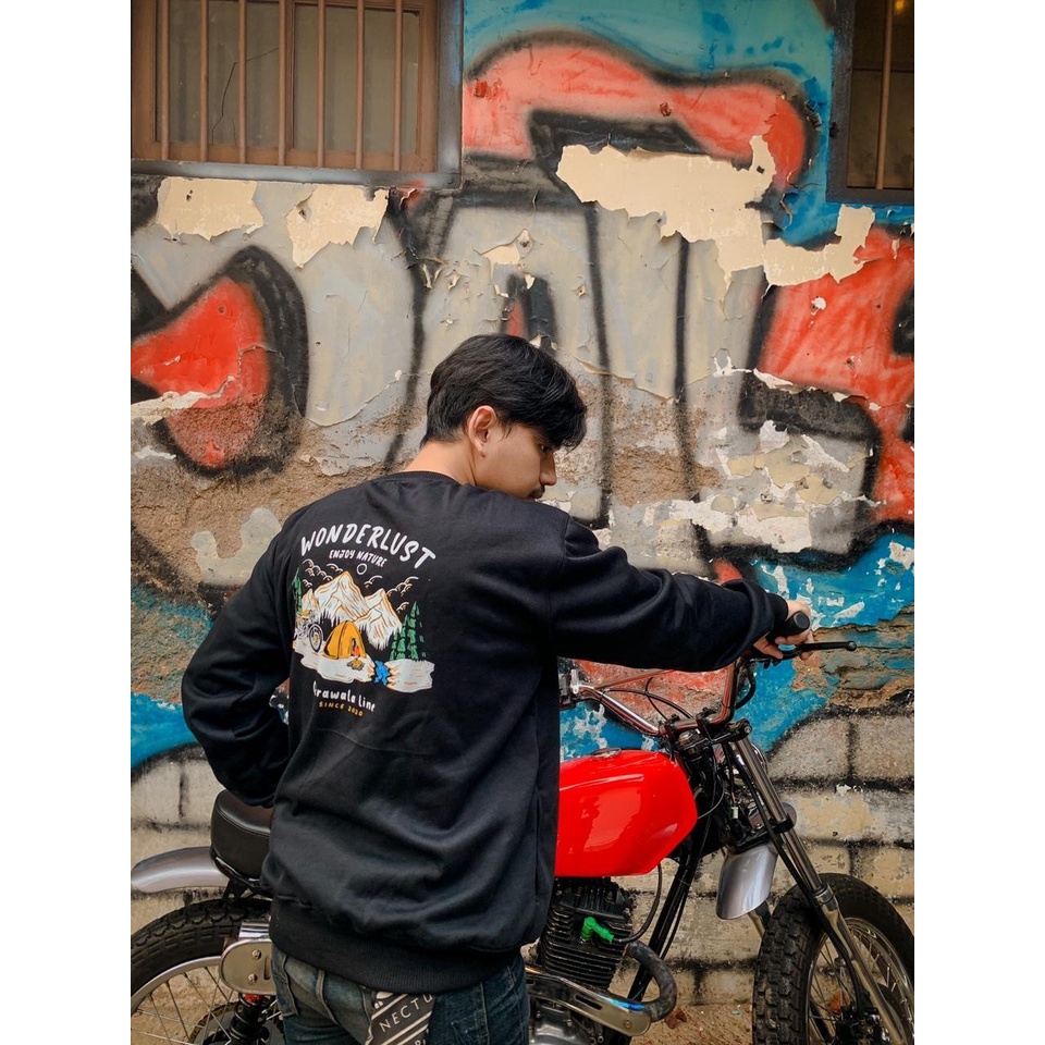 BORN RIDERS / SWEATER CREWNECK MOTOR PRIA / JAKET CREWNECK BASIS / CREWNECK PRIA WANITA MURAH / JAKET CREWNECK DISTRO BANDUNG