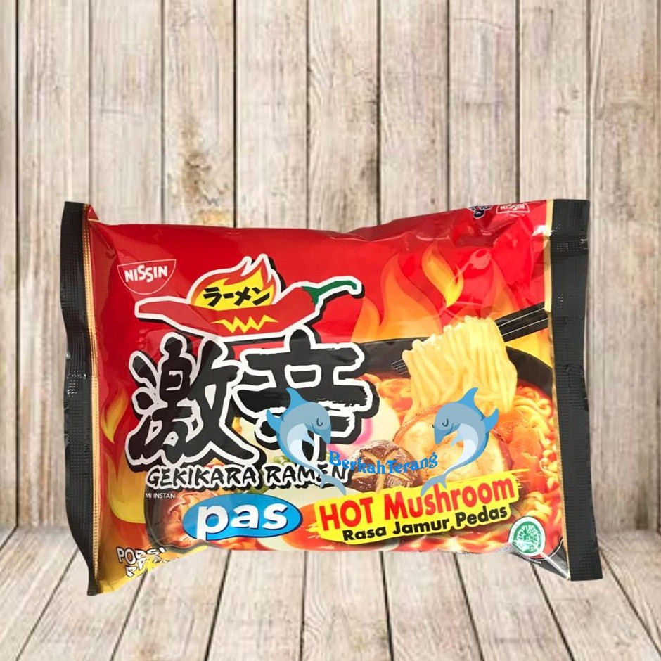 Jual Nissin Gekikara Ramen Hot Mushroom Halal Rasa Jamur Pedas 74gr