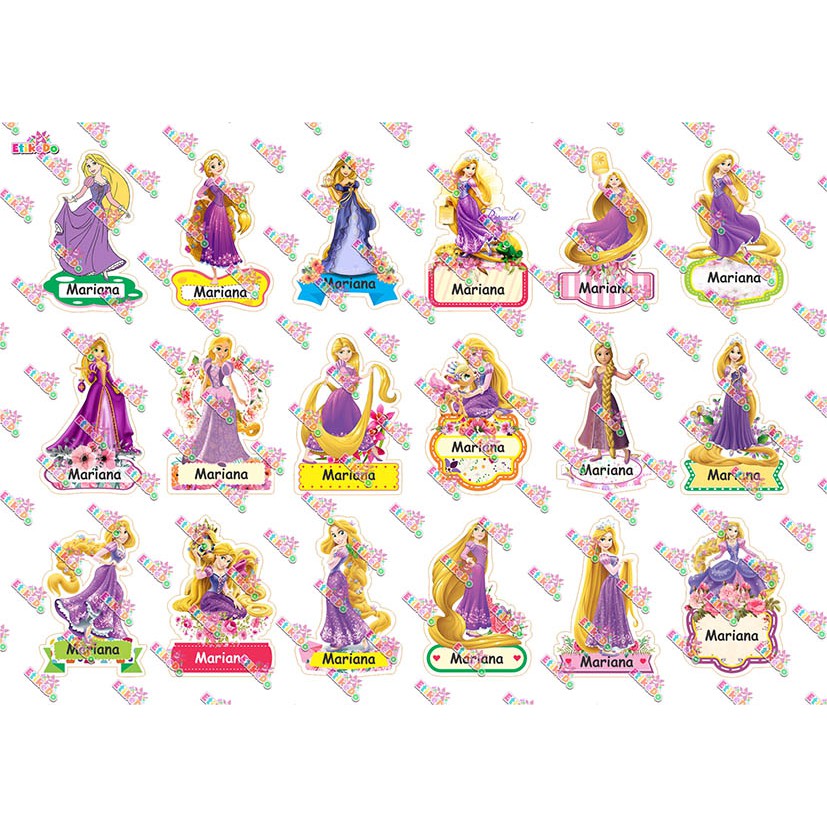 

LABEL NAMA RAPUNZEL 72 STIKER - ANTI AIR/ROBEK/LUNTUR -1 Nama RP1M1