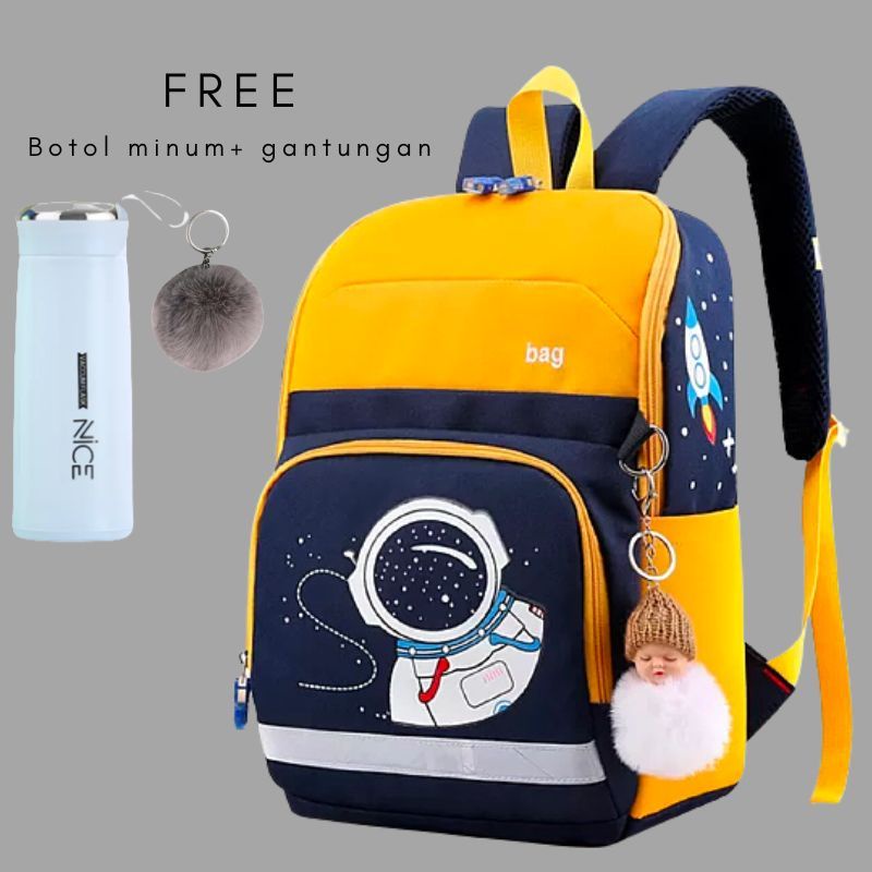 Tas Anak Astronot Ransel Sekolah Anak Laki Laki | Perempuang SD TK PAUD Kpop Bts Exo