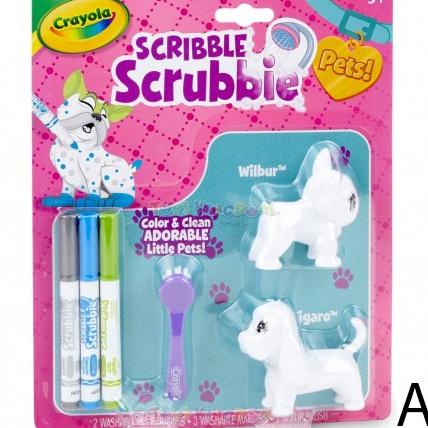 

Crayola Scribble Scrubbie Color & Clean Adorable Little Pets