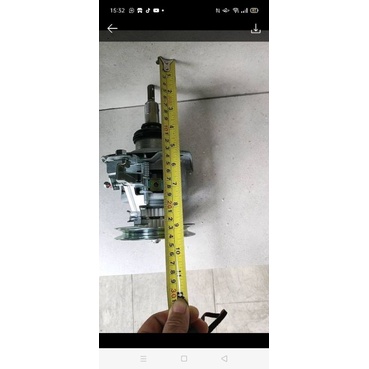 Gearbox Mesin cuci LG 1 tabung WFS 950 CR pulley 12 cm besar Girbox gear box besi top loading 9 14 kg as gigi 11